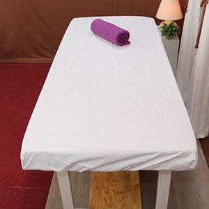 Drap Bọc Giường Spa màu trắng