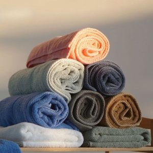 Khăn tắm cotton màu